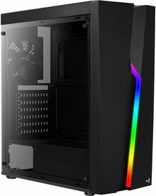 Aerocool Bolt | MicroATX/Mini-ITX Behuizing | RGB Frontpaneel | USB 3.2 &amp; 2x USB 2.0