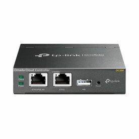 TP-Link Omada OC200 Cloud Controller | 2x 10/100 Mbps Ethernet | PoE Voeding | Zwart