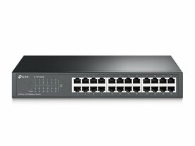 TP-Link TL-SF1024D | Unmanaged Switch | 24 Poorten | Fast Ethernet (10/100 Mbps) | Auto MDI/MDIX | Energiezuinig | Rackmount