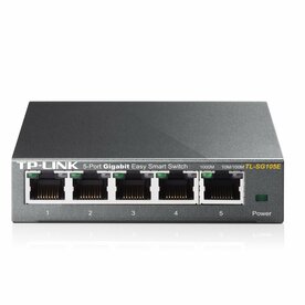 TP-Link TL-SG105E | 5-Poorts Gigabit Easy Smart Switch | Managed