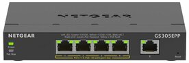 GS305EPP-100PES | 5-poorts Gigabit Smart Managed Plus PoE+ Switch | 120W PoE-vermogen | VLAN/QoS | Webbeheer