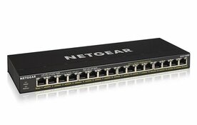 NETGEAR GS316PP | Unmanaged | Gigabit Ethernet (10/100/1000 Mbps) | Power over Ethernet (PoE)