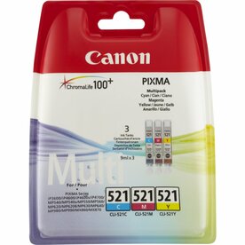 Canon 2934B010 | Originele Cyaan/Magenta/Geel Inktcartridges | 3-Pack