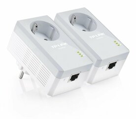TP-Link TL-PA4010P KIT V5 | Powerline Adapter Set | 600 Mbps | Fast Ethernet | Met Stopcontact | Wit | HomePlug AV