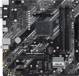 ASUS PRIME B550M-K | Socket AM4 | AMD B550 | 4xDDR4 | Micro-ATX | Moederbord