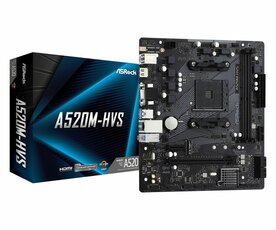 Asrock A520M-HVS | Socket AM4 | AMD A520 | 2xDDR4 | Micro-ATX | Moederbord