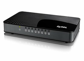 Zyxel GS-108S v2 | Unmanaged Switch | 8 Poorten | Gigabit Ethernet (10/100/1000 Mbps) | Zwart