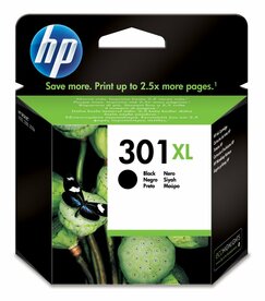 HP 301XL | Originele High-Capacity Zwarte Inktcartridge