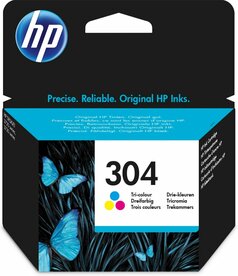 HP 304 | Originele Drie-Kleuren Inktcartridge (N9K05AE)