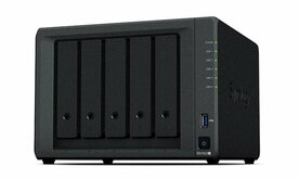Synology DiskStation DS1522+ NAS | 5 Drive Bays | AMD Ryzen R1600 | 4x Gigabit Ethernet | Desktop | Zwart