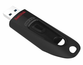 SanDisk Ultra | 128GB USB-A 3.2 Flash Drive | Zwart