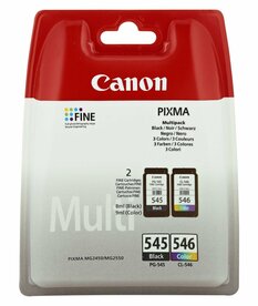 Canon PG-545 / CL-546 Multipack | Inktcartridges | Origineel | Zwart + Cyaan, Magenta, Geel | 2 stuks