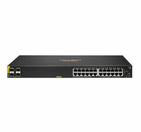 HPE Aruba 6000 24G PoE Switch | Managed L2 | 24 Poorten | Gigabit Ethernet | 4x SFP | 370W PoE Budget | 1U Rackmount