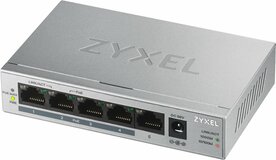 Zyxel GS1005HP | Unmanaged Switch | 5 Poorten | Gigabit Ethernet | PoE | Zilver
