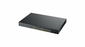 Zyxel GS1900-24HP | Managed Switch | 24 Poorten | Gigabit Ethernet | PoE | 1U | Zwart