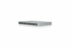 Ubiquiti UniFi USW-48-POE | Managed L2 Switch | 48-poorts Gigabit Ethernet | PoE | 1U Rackmount | Roestvrijstaal