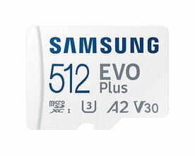 Samsung EVO Plus | MicroSDXC | 512GB | Class 10 | UHS-I U3
