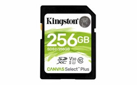 Kingston Canvas Select Plus | SDXC | 256GB | Class 10 | UHS-I U1