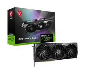 MSI GeForce RTX 4060 Ti GAMING X SLIM | 16GB GDDR6 VRAM | Videokaart | GPU | Nvidia