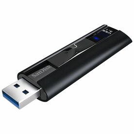SanDisk Extreme Pro | 128GB USB-A 3.2 Flash Drive | Zwart