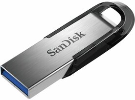 SanDisk Ultra Flair | 128GB USB-A 3.2 Flash Drive | Zwart/Zilver