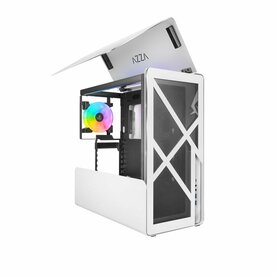 Azza Cast 808 RGB | Midi Tower Case | Wit