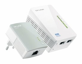 TP-Link TL-WPA4220KIT | AV500 Powerline Adapter Set | 500 Mbps | Wi-Fi N300 | Fast Ethernet | Starter Kit