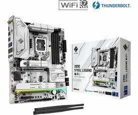 ASRock Z890 Steel Legend WiFi | Socket LGA 1851 | Intel Z890 | 4xDDR5 | ATX | Moederbord