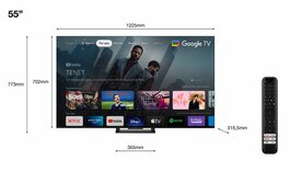 TCL 55C749 | 55'' Ultra HD 4K | QLED Smart TV | Wifi | Google TV | Local Dimming | Dolby Vision | 144Hz