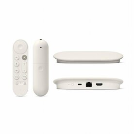 Google TV Streamer Wit 4K | 32GB Opslag | Bluetooth + Wifi + Ethernet