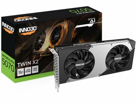 INNO3D GeForce RTX 5070 TWIN X2 | 12GB GDDR7 | DLSS 4 | Videokaart | Nvidia GPU