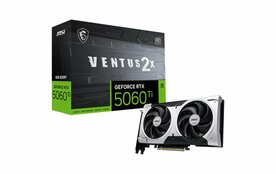 MSI GeForce RTX 5060 Ti VENTUS 2X OC PLUS | 8GB GDDR7 | DLSS 4 | Videokaart | Nvidia GPU