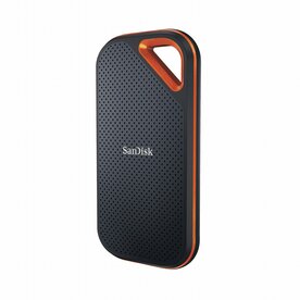SanDisk Extreme PRO Portable | Externe SSD | 4TB | USB-C 3.2 Gen2 | 2000 MB/s | Zwart Oranje
