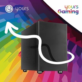 YOURS GAMING | Intel Core i5-14400F | NVIDIA GeForce RTX 5060 | 32GB RAM | 1TB SSD | W11 Professional