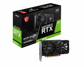 MSI GeForce RTX 3050 VENTUS 2X E OC | 6GB GDDR6 VRAM | Videokaart | GPU | Nvidia