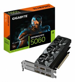 Gigabyte GeForce RTX 5060 OC Low Profile | 8GB GDDR7 VRAM | Videokaart | GPU | Nvidia