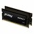 Kingston Fury Impact | 16GB 2x8GB DDR4 | 3200MHz | SO-DIMM | CL20 | Geheugenmodule | RAM