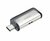 SanDisk Ultra Dual Drive USB Type-C | 128GB USB Flash Drive | USB Type-A / USB Type-C 3.2 Gen 1 (3.1 Gen 1) | Zwart, Zilver