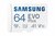 Samsung EVO Plus | MicroSDXC | 64GB | Class 10 | UHS-I U1 | Inclusief adapter