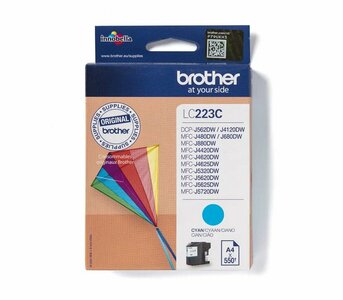 Brother LC-223C inktcartridge 1 stuk(s) Origineel Cyaan