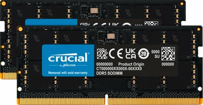 Crucial CT2K32G48C40S5 geheugenmodule 64 GB 2 x 32 GB DDR5 4800 MHz