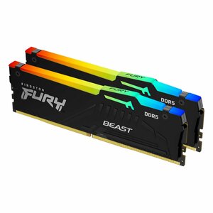 Kingston Technology FURY Beast RGB geheugenmodule 32 GB 2 x 16 GB DDR5 5200 MHz