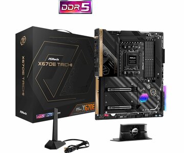 Asrock X670E TAICHI AMD X670 Socket AM5 Verlengd ATX