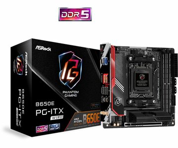 Asrock B650E PG-ITX WiFi AMD B650 Socket AM5 mini ITX