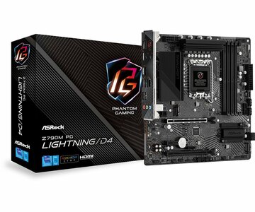 Asrock Z790M PG Lightning/D4 Intel Z790 LGA 1700 micro ATX