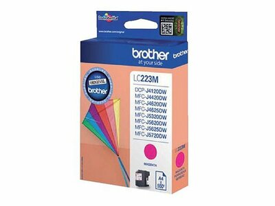 Brother LC-223M inktcartridge 1 stuk(s) Origineel Magenta