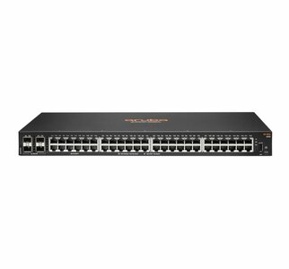 Hewlett Packard Enterprise Aruba 6100 48G 4SFP+ Managed L3 Gigabit Ethernet (10/100/1000) 1U Zwart