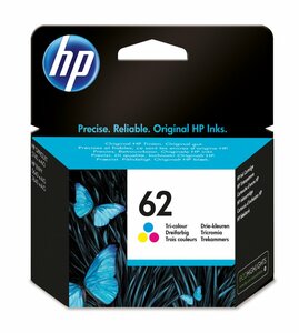 HP 62 originele drie-kleuren inktcartridge