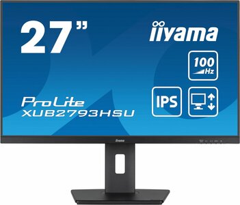 iiyama ProLite computer monitor 68,6 cm (27") 1920 x 1080 Pixels Full HD LED Zwart