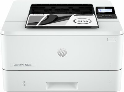 HP LaserJet Pro 4002dn printer, Zwart-wit, Printer voor Kleine en middelgrote ondernemingen, Print, Dubbelzijdig printen; Eerste pagina snel gereed; Energiezuinig; Compact formaat; Optimale beveiliging